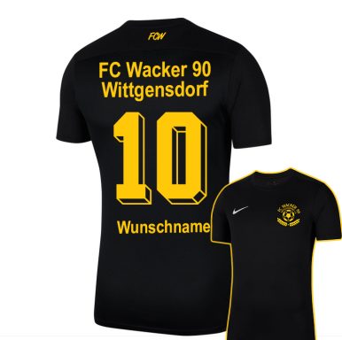 Fantrikot Schwarz